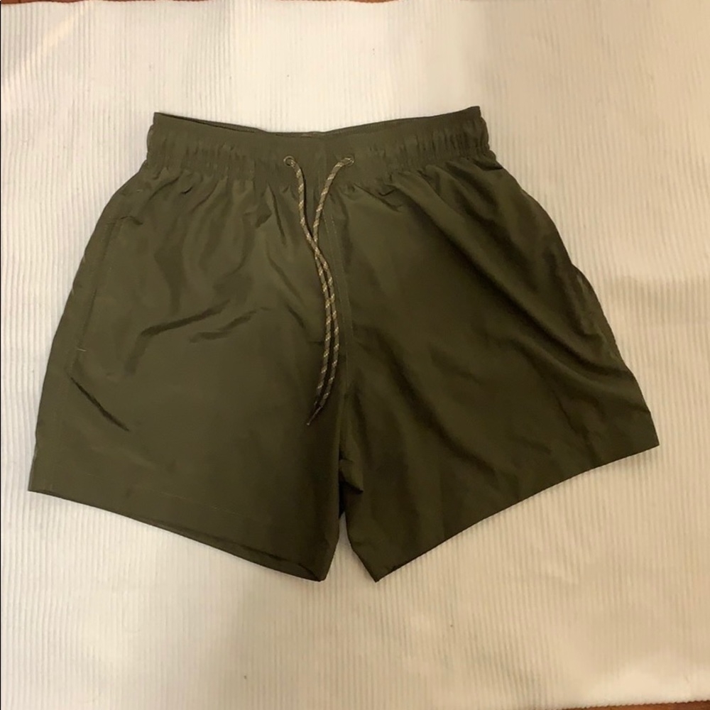 H&M Swim shots in khaki. Size XS. NEW